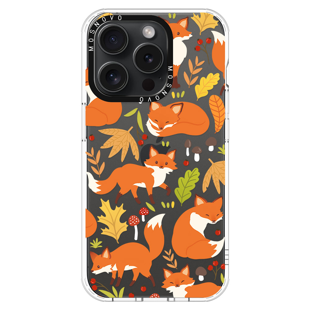 Autumn Fox Phone Case - iPhone 15 Pro Case - MOSNOVO