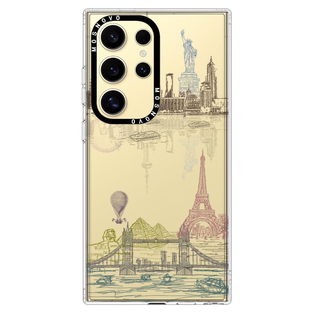 World Landscape Phone Case - Samsung Galaxy S24 Ultra Case - MOSNOVO