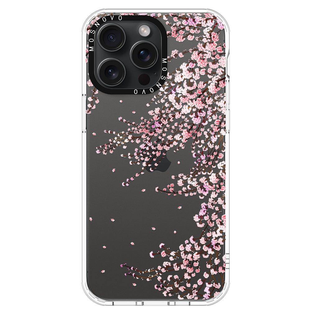 Cherry Blossom Phone Case - iPhone 15 Pro Max Case - MOSNOVO