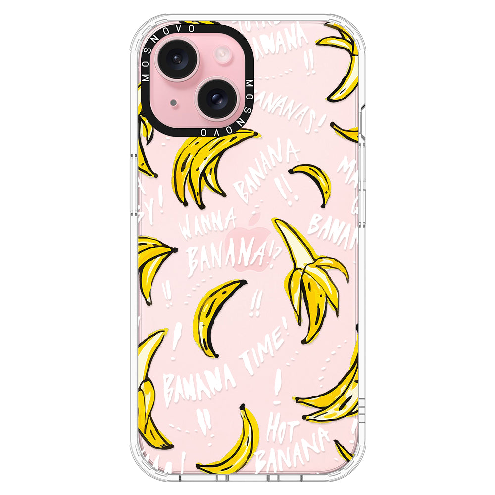 Banana Banana Phone Case - iPhone 15 Case - MOSNOVO