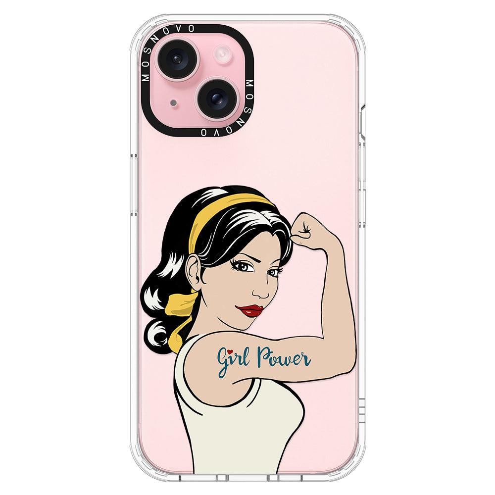 Girl Power Phone Case - iPhone 15 Plus Case - MOSNOVO