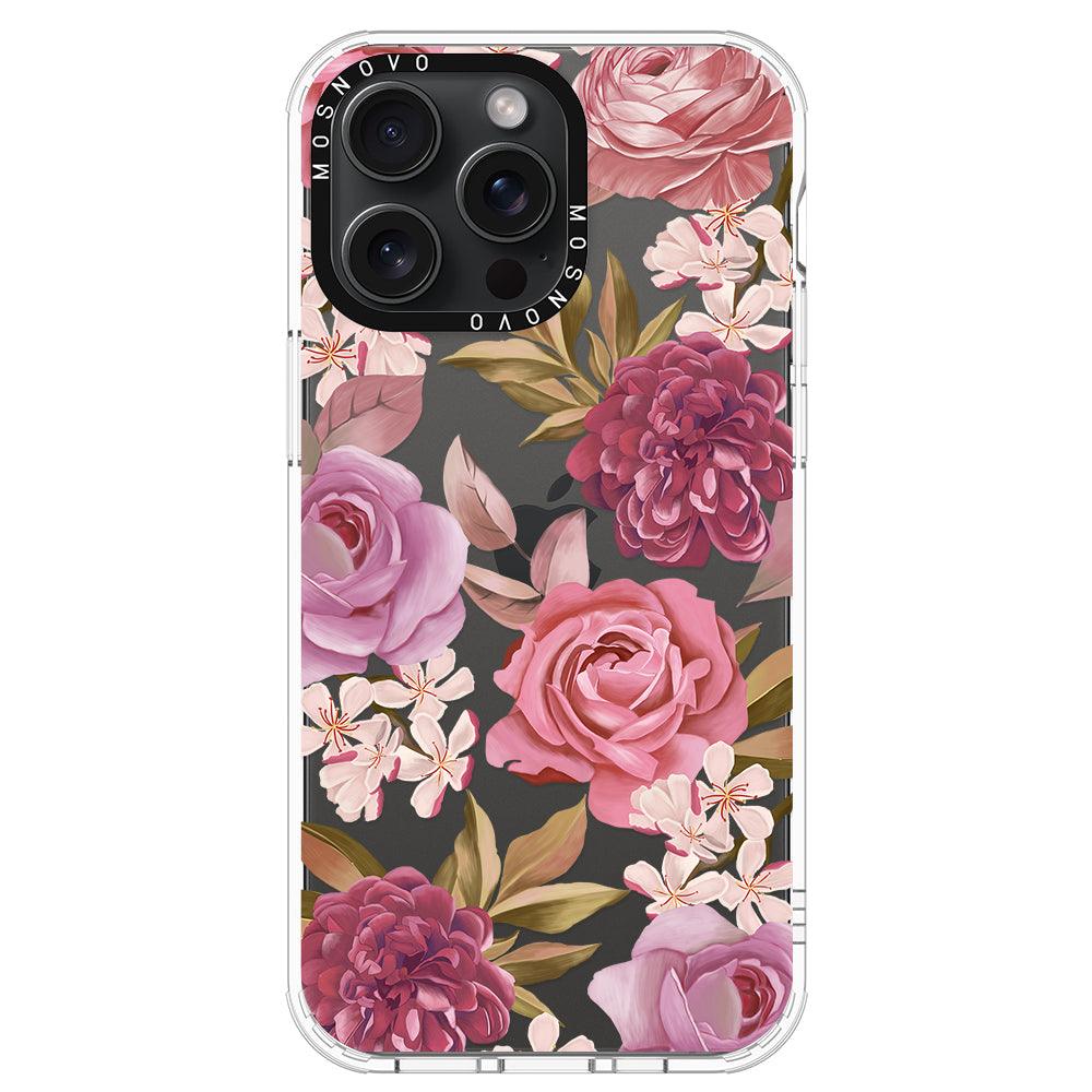 Blossom Flowe Floral Phone Case - iPhone 15 Pro Max Case - MOSNOVO