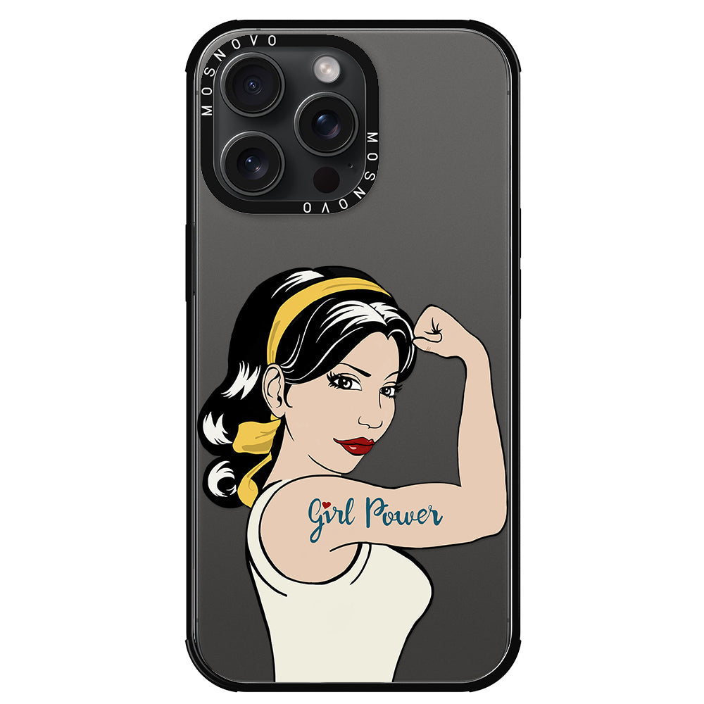 Girl Power Phone Case - iPhone 15 Pro Max Case - MOSNOVO