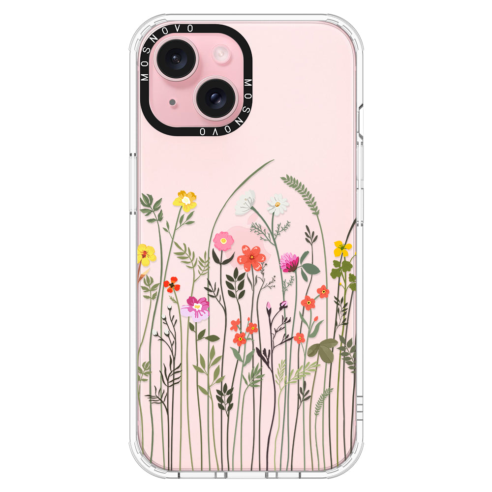 Spring Wildflower Phone Case - iPhone 15 Plus Case - MOSNOVO