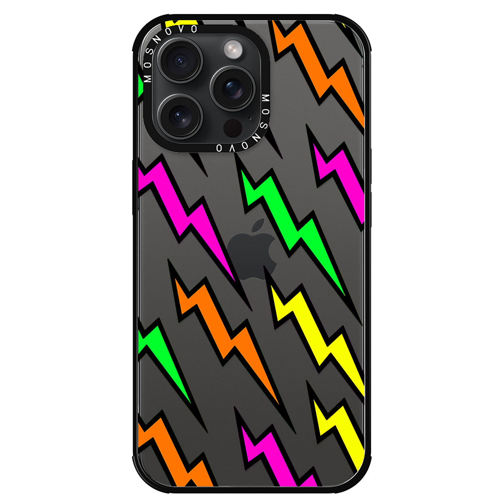 Colorful Lightning Phone Case - iPhone 15 Pro Max Case - MOSNOVO