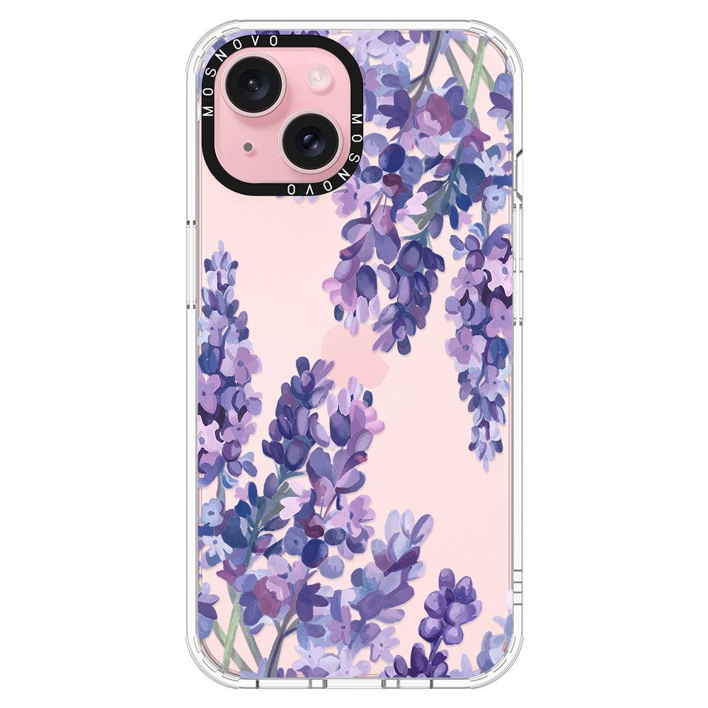 Lavender Phone Case - iPhone 15 Plus Case - MOSNOVO