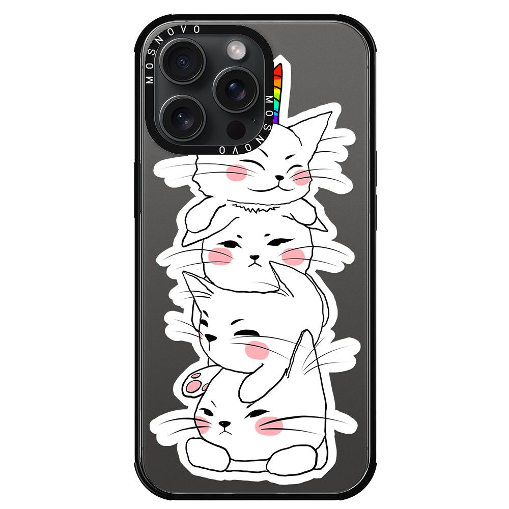 Squishcat Phone Case - iPhone 15 Pro Max Case - MOSNOVO