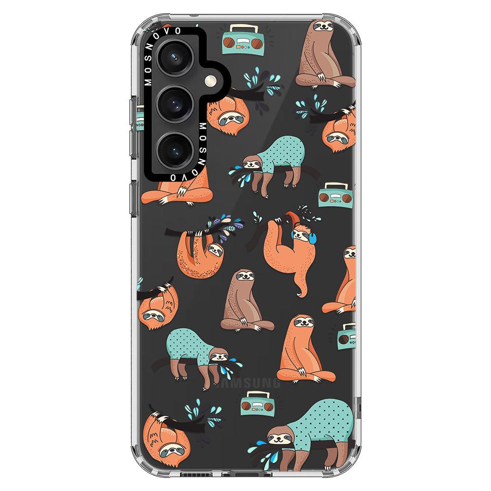 Musical Sloth Phone Case - Samsung Galaxy S23 FE Case