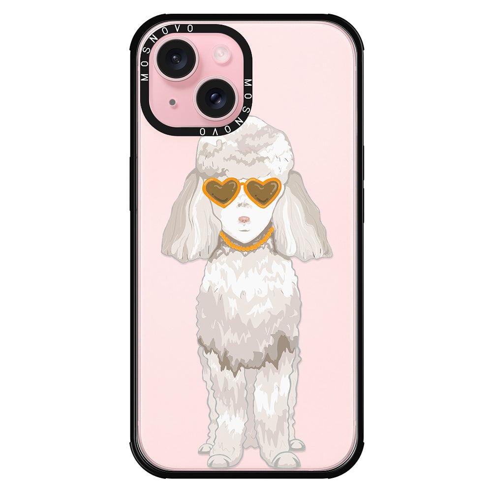 Poodle Phone Case - iPhone 15 Plus Case - MOSNOVO