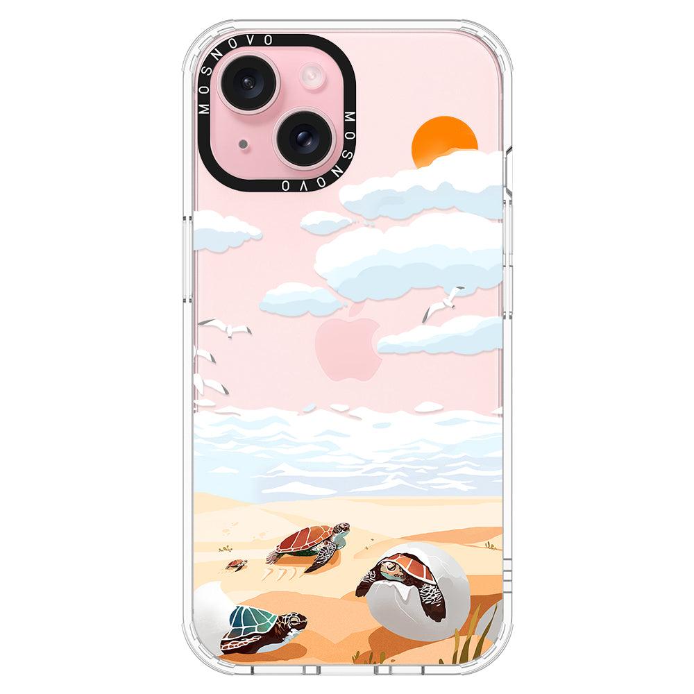 Baby Tortoise Phone Case - iPhone 15 Case - MOSNOVO