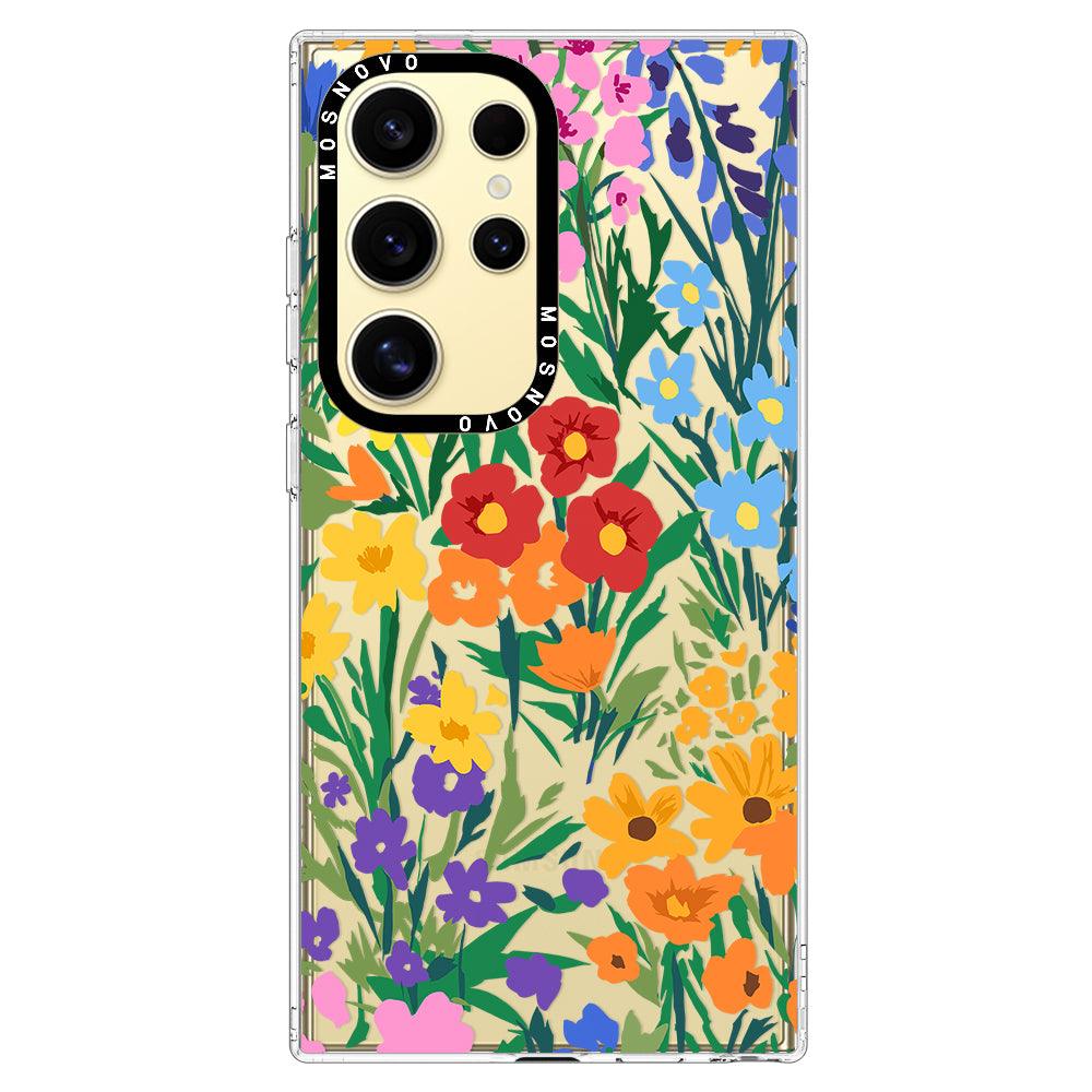 Spring Botanical Flower Phone Case - Samsung Galaxy S24 Ultra Case - MOSNOVO