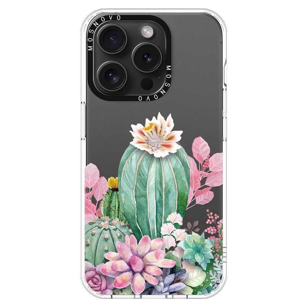 Cactaceae Phone Case - iPhone 15 Pro Case - MOSNOVO