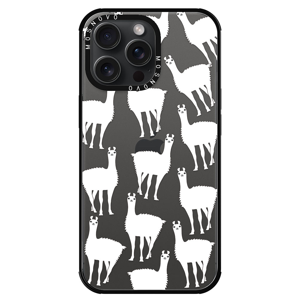 Llama Phone Case - iPhone 15 Pro Max Case - MOSNOVO