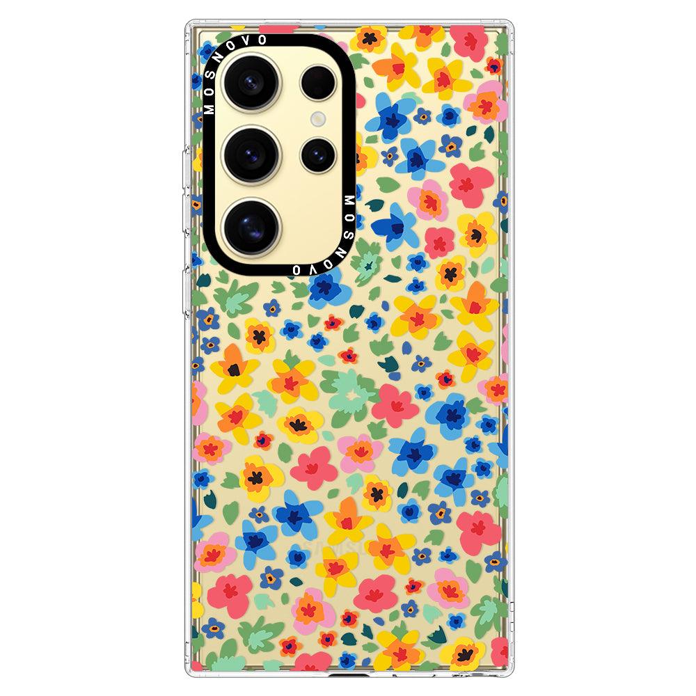 Little Flowers Phone Case - Samsung Galaxy S24 Ultra Case - MOSNOVO