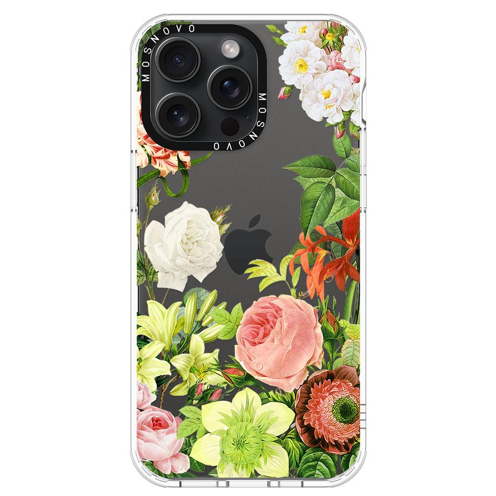 Botanical Garden Phone Case - iPhone 15 Pro Max Case - MOSNOVO