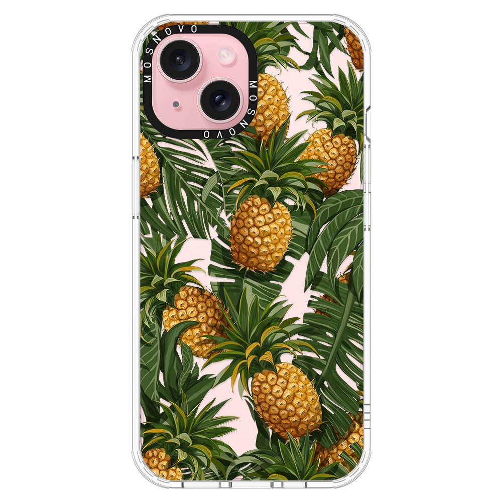 Pineapple Botany Phone Case - iPhone 15 Case - MOSNOVO