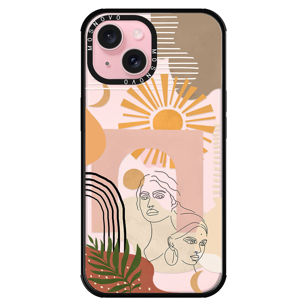 Modern Collage Art Phone Case - iPhone 15 Plus Case - MOSNOVO