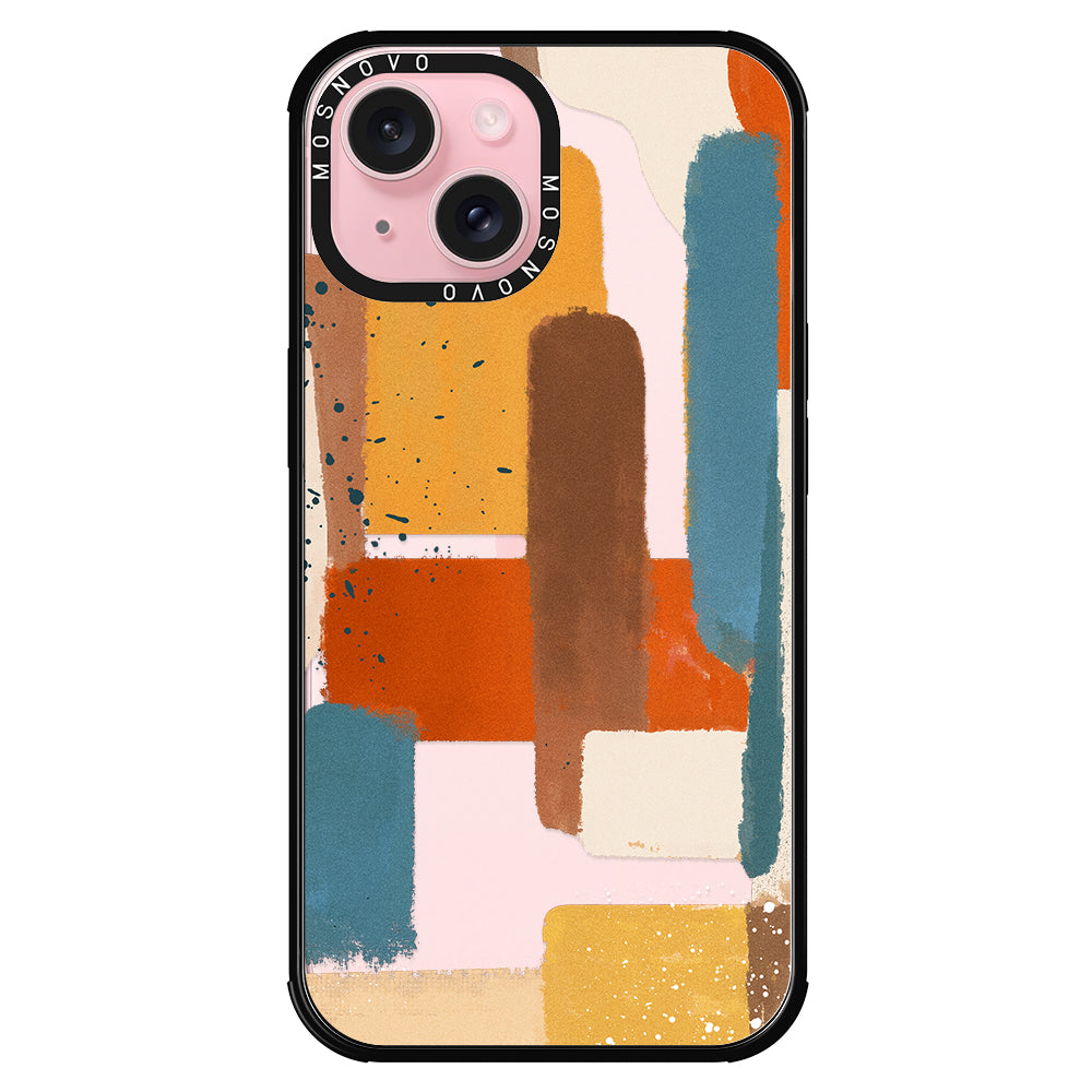 Modern Abstract Artwork Phone Case - iPhone 15 Plus Case - MOSNOVO