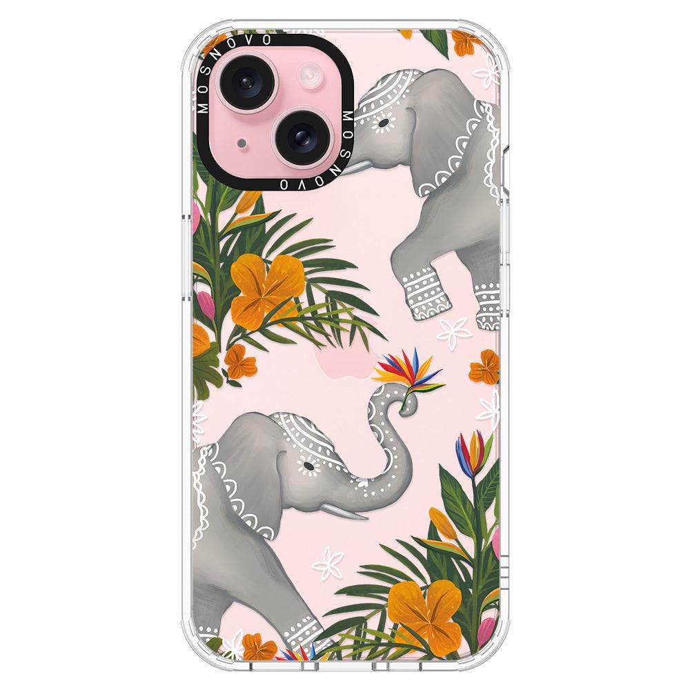 Elephant Phone Case - iPhone 15 Plus Case - MOSNOVO