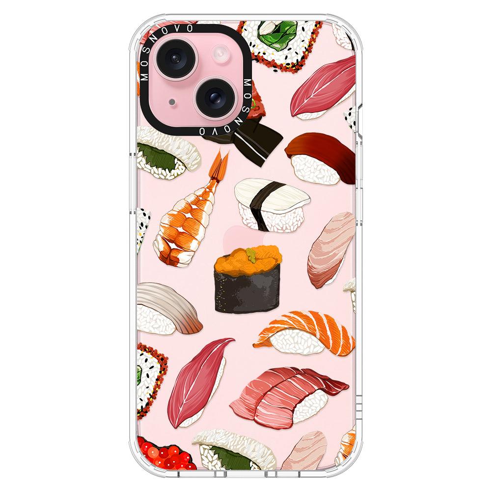 Mixed Sushi Phone Case - iPhone 15 Case - MOSNOVO