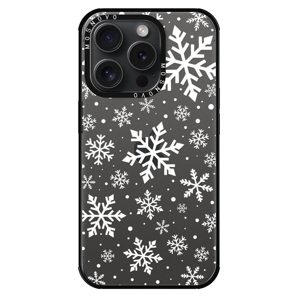 Snowflake Phone Case - iPhone 15 Pro Case - MOSNOVO