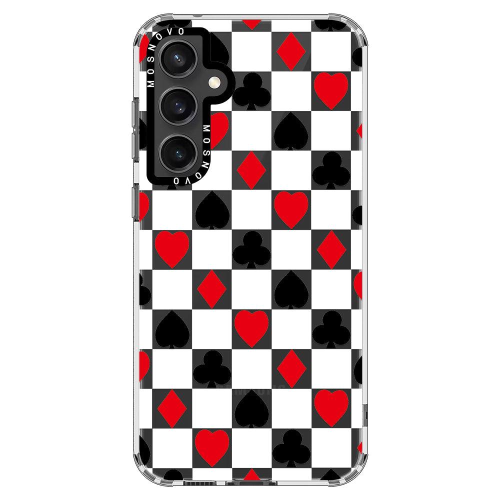 Checker Poker Phone Case - Samsung Galaxy S23 FE Case