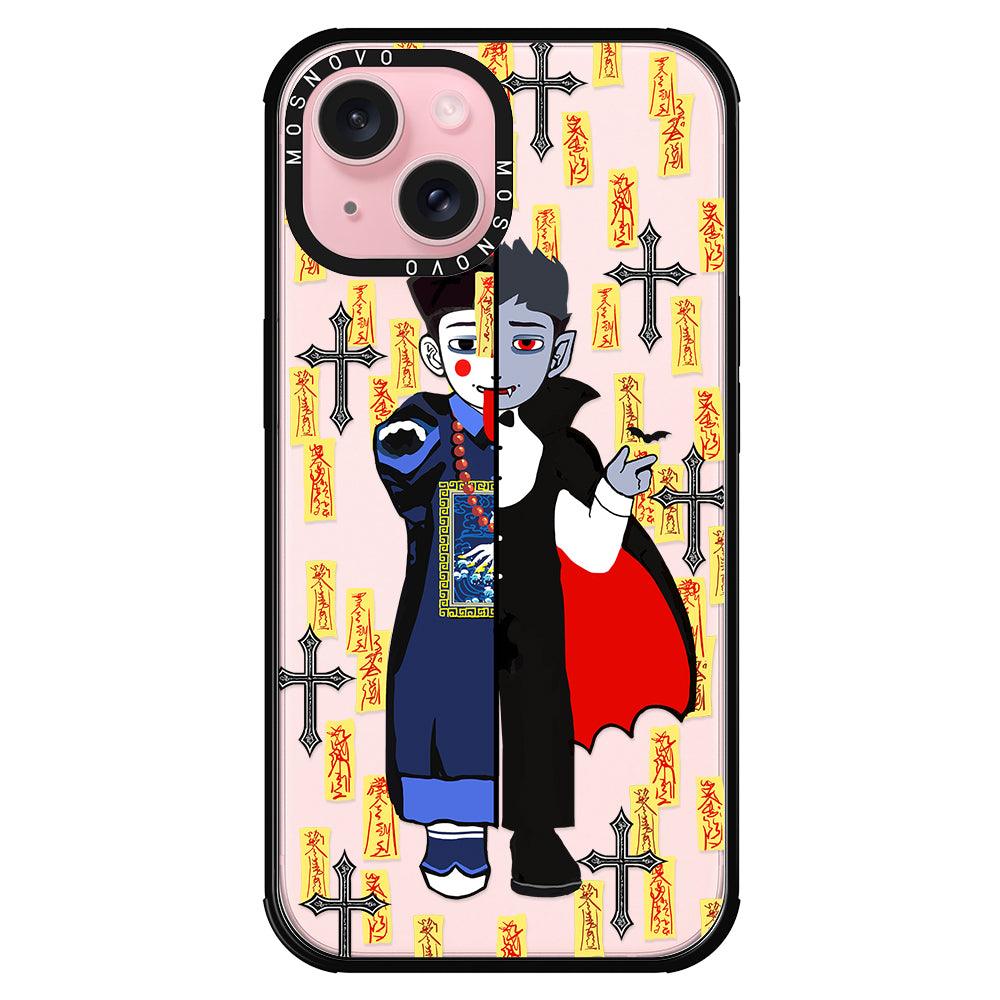 Vampire Vs Jiangshi Phone Case - iPhone 15 Case - MOSNOVO