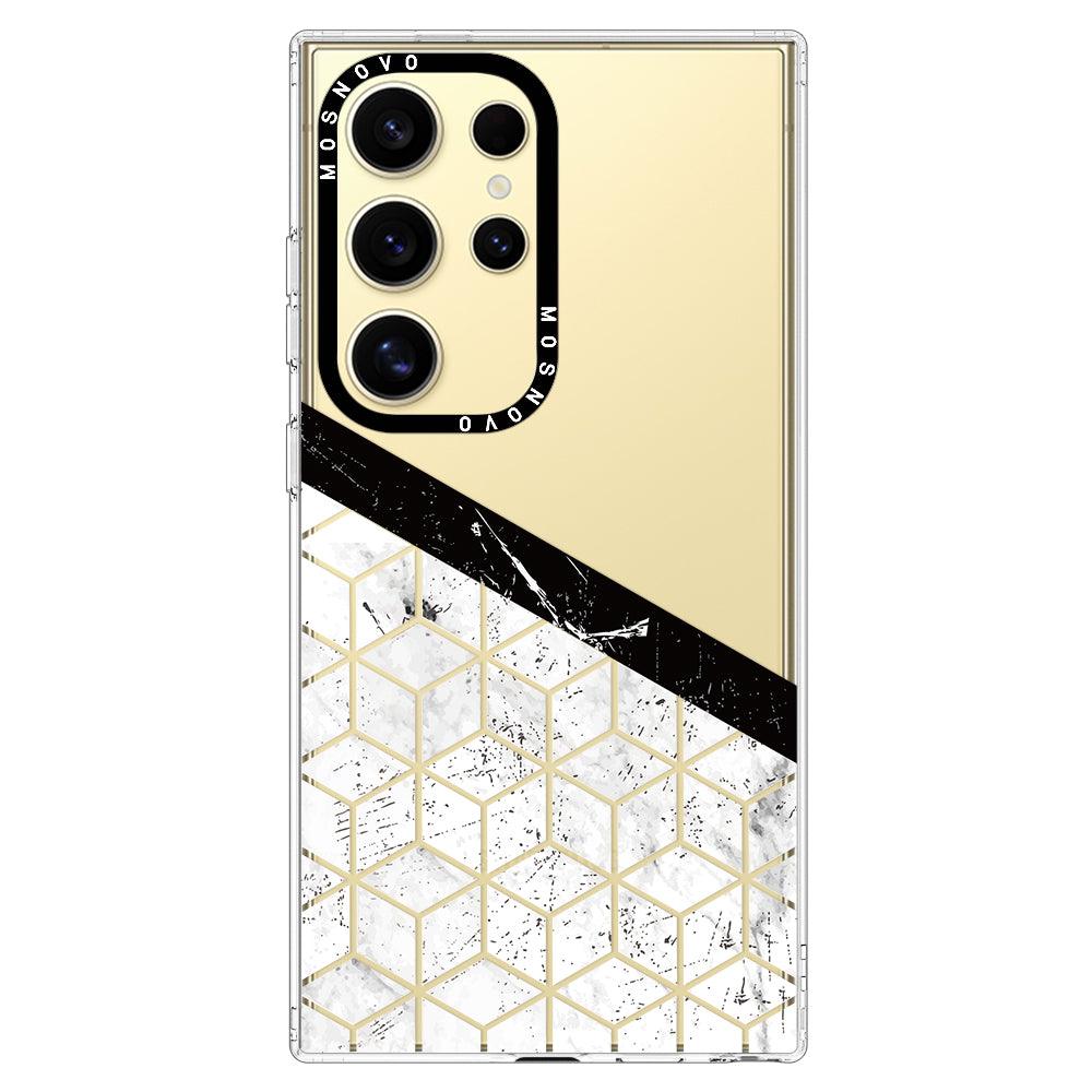 Marble Block Art Phone Case - Samsung Galaxy S24 Ultra Case - MOSNOVO