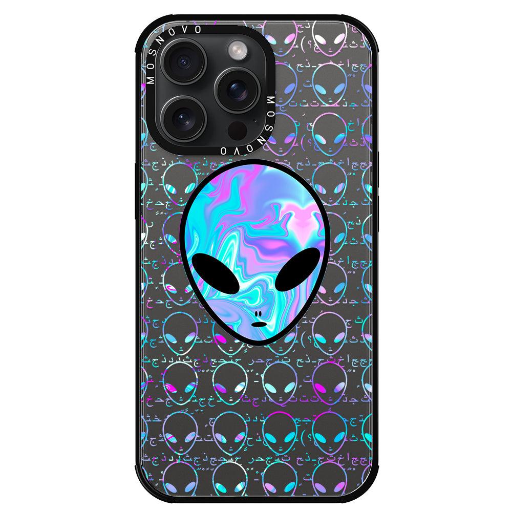 Space Alien Phone Case - iPhone 15 Pro Max Case - MOSNOVO