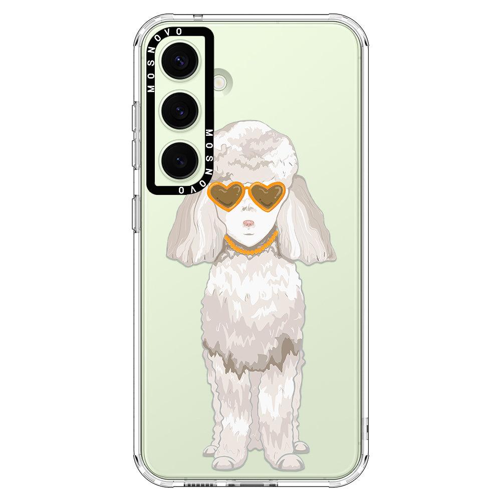 Elegant Poodle Phone Case - Samsung Galaxy S24 Plus Case - MOSNOVO