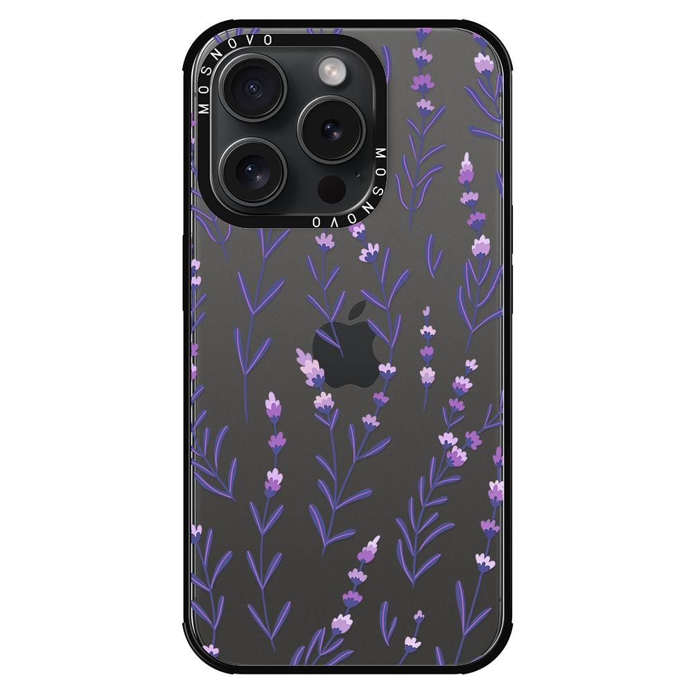 Lavenders Phone Case - iPhone 15 Pro Case - MOSNOVO