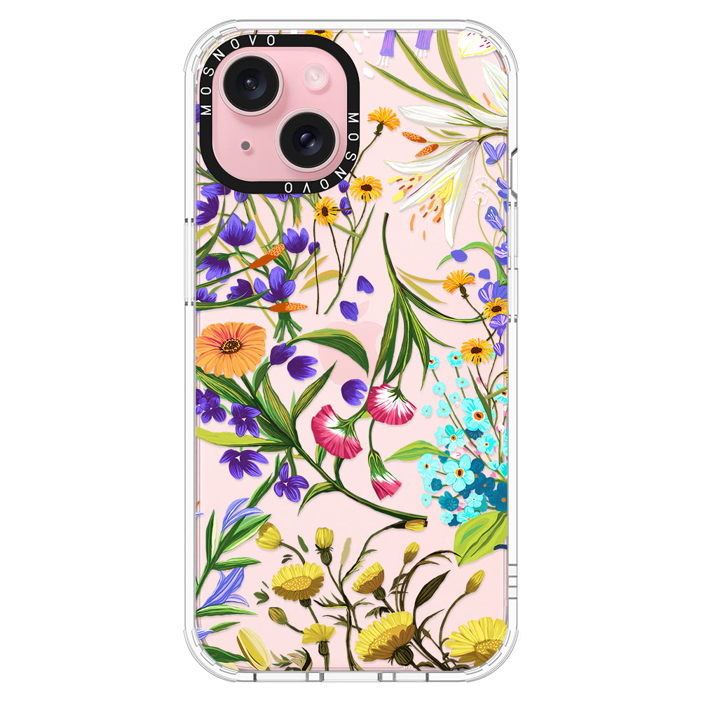 Summer Flower Holidays Phone Case - iPhone 15 Case - MOSNOVO