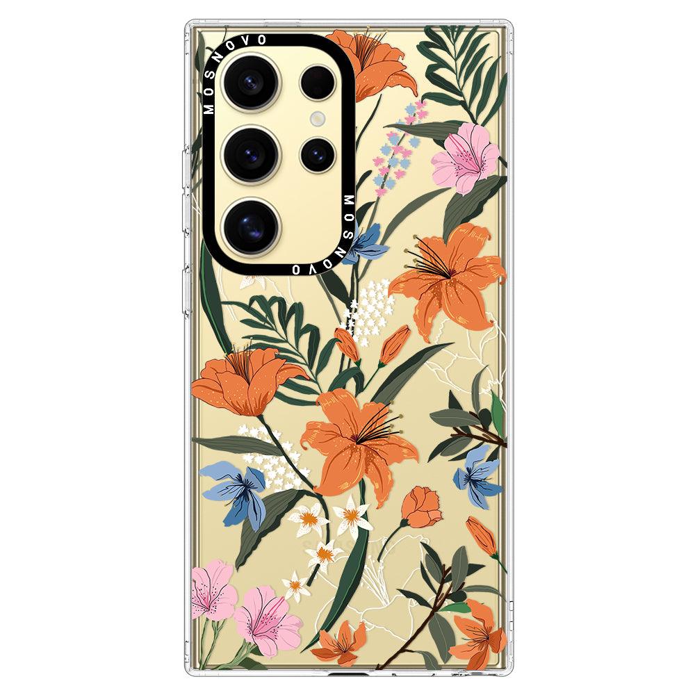 Lily Garden Phone Case - Samsung Galaxy S24 Ultra Case - MOSNOVO