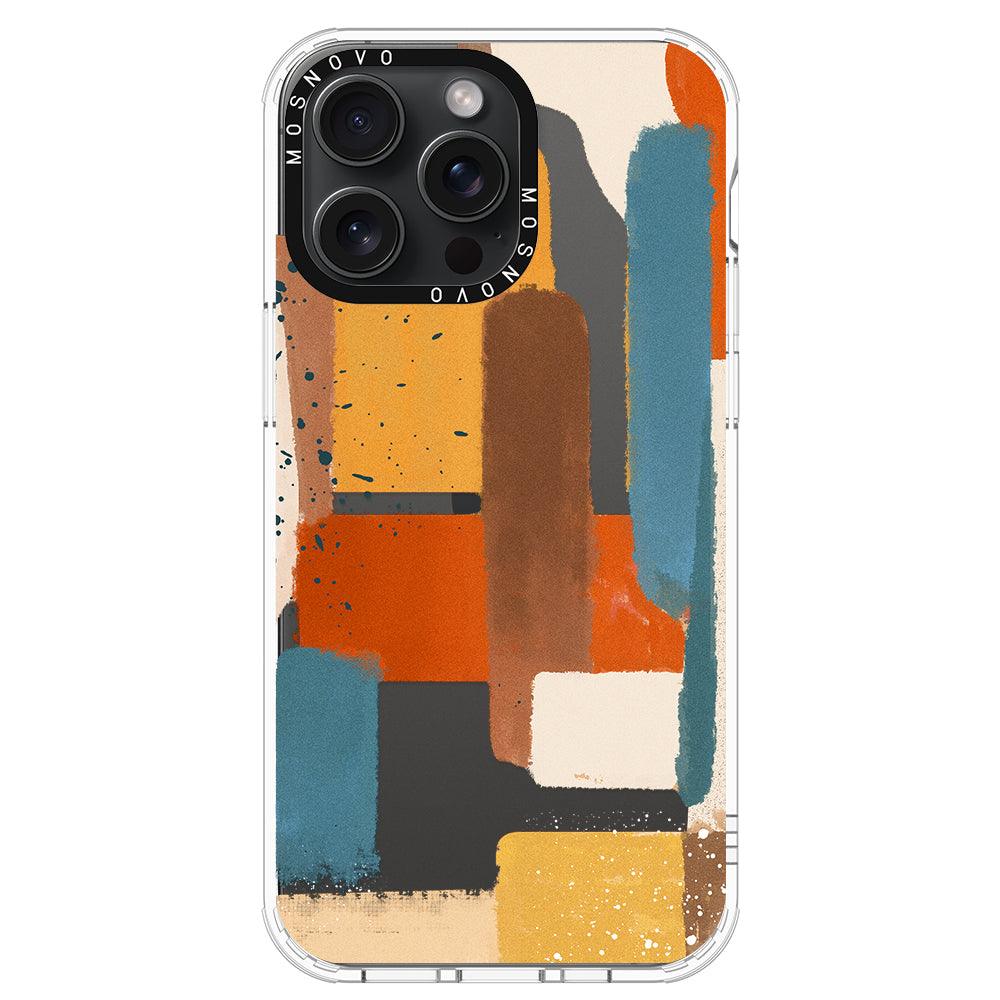 Modern Abstract Artwork Phone Case - iPhone 15 Pro Max Case - MOSNOVO