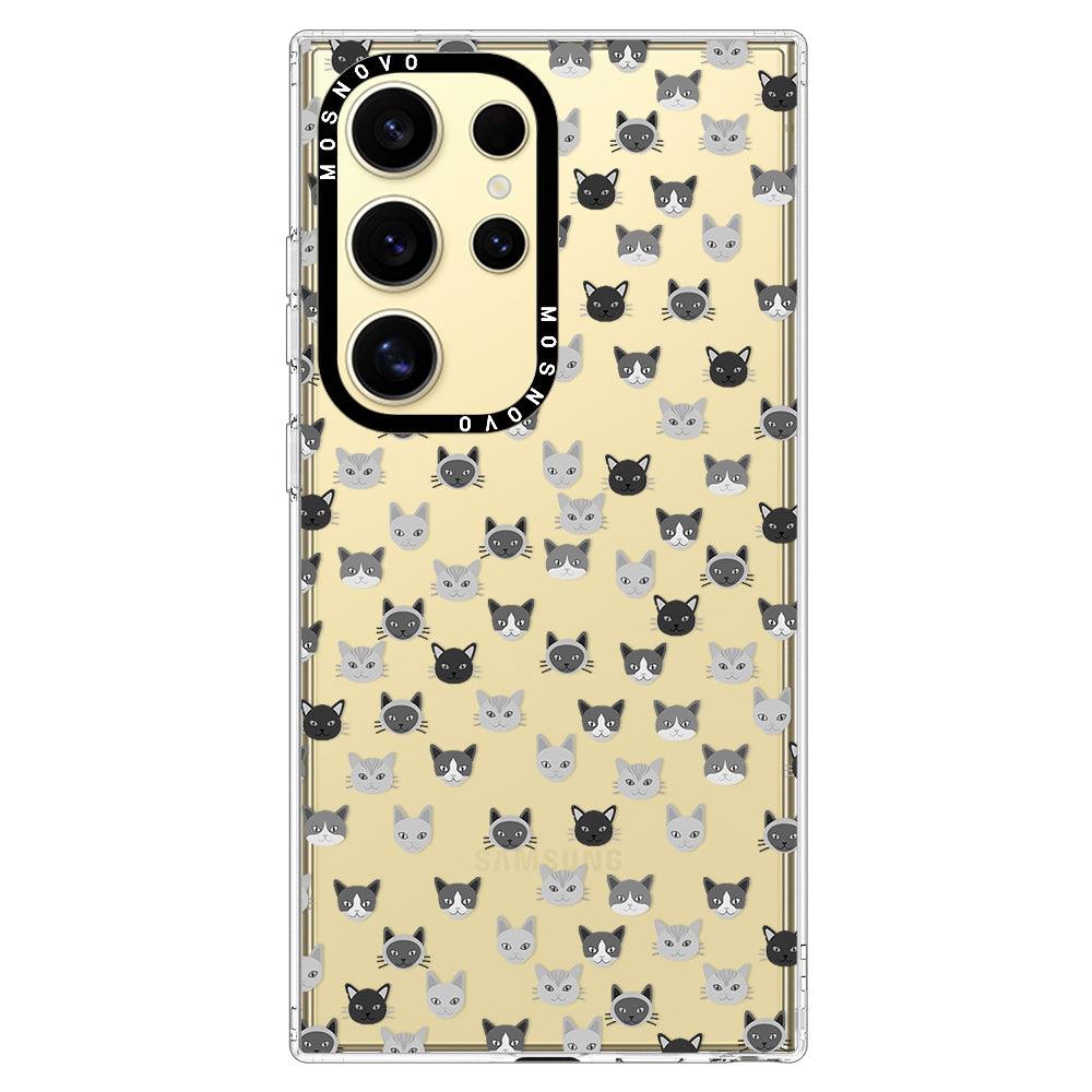 Cats Phone Case - Samsung Galaxy S24 Ultra Case - MOSNOVO