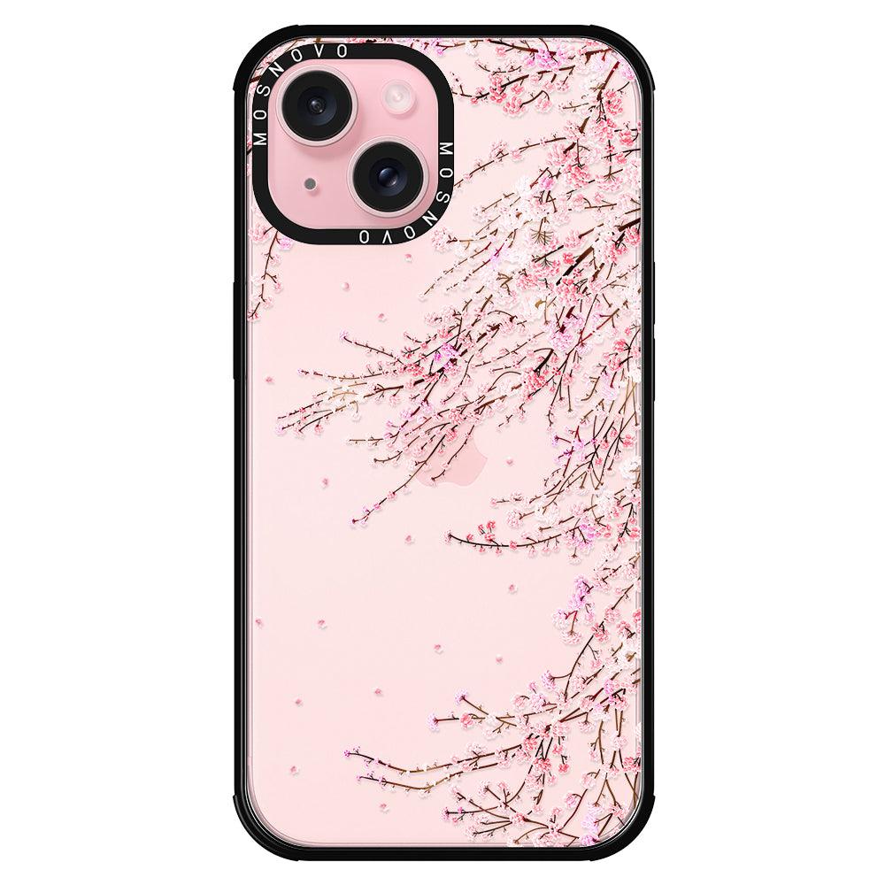 Cherry Blossom Phone Case - iPhone 15 Case - MOSNOVO