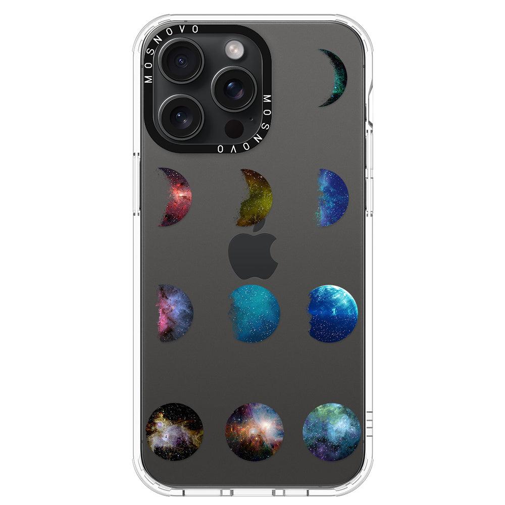 Moon Phase Phone Case - iPhone 15 Pro Max Case - MOSNOVO