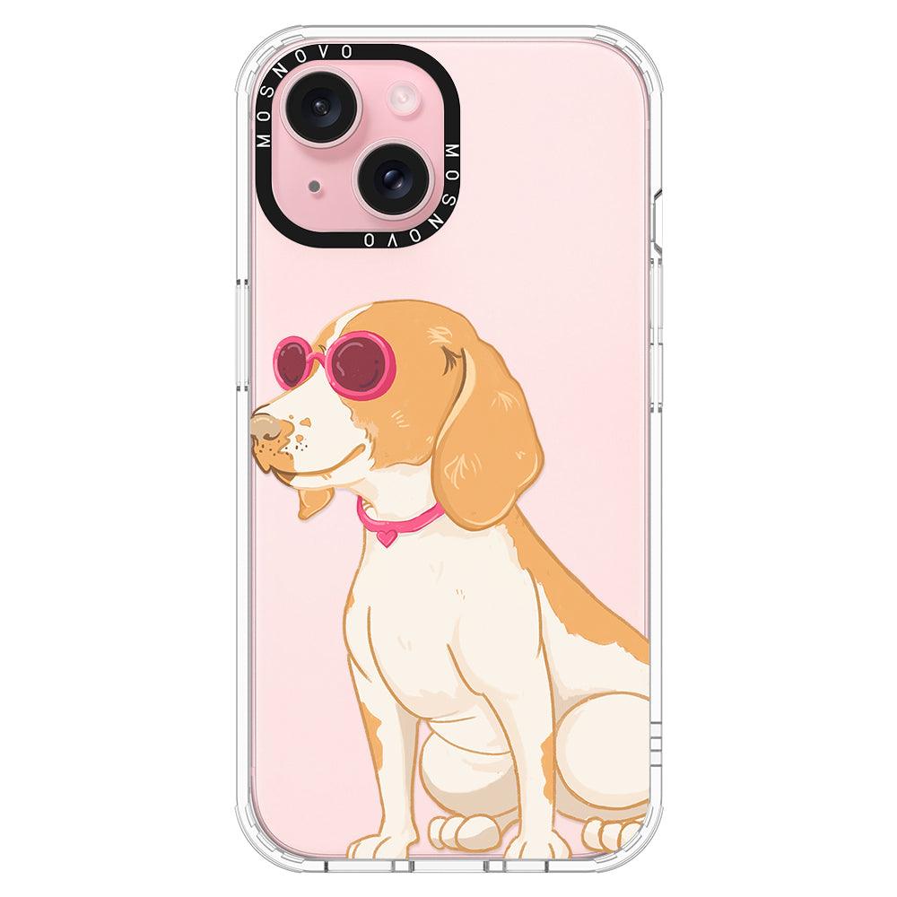 Cute Beagle Phone Case - iPhone 15 Case - MOSNOVO