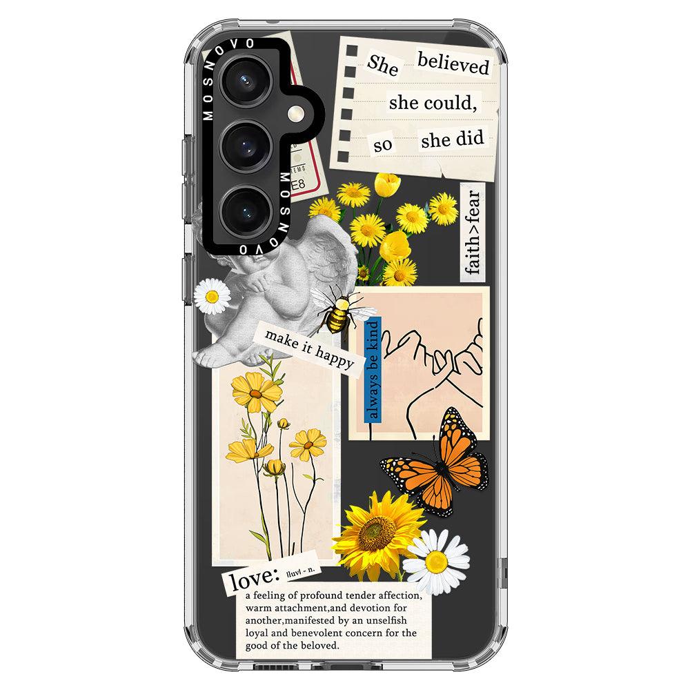 Vintage Collage Art Phone Case - Samsung Galaxy S23 FE Case