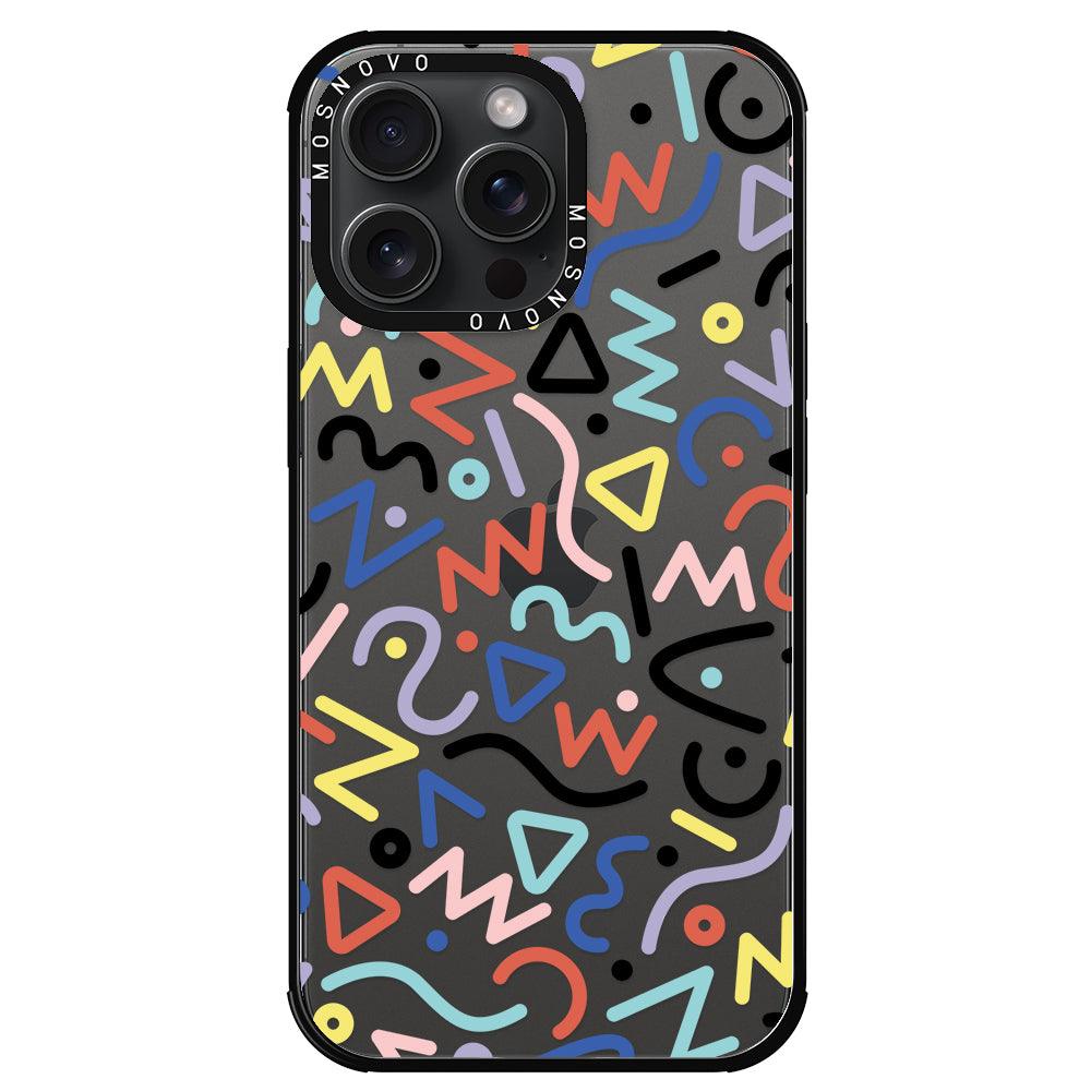 Doodle Art Phone Case - iPhone 15 Pro Max Case - MOSNOVO