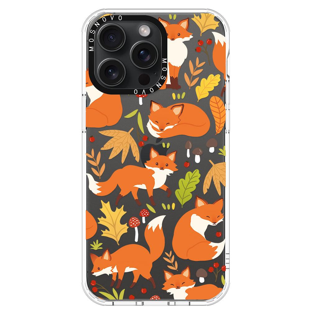 Autumn Fox Phone Case - iPhone 15 Pro Max Case - MOSNOVO