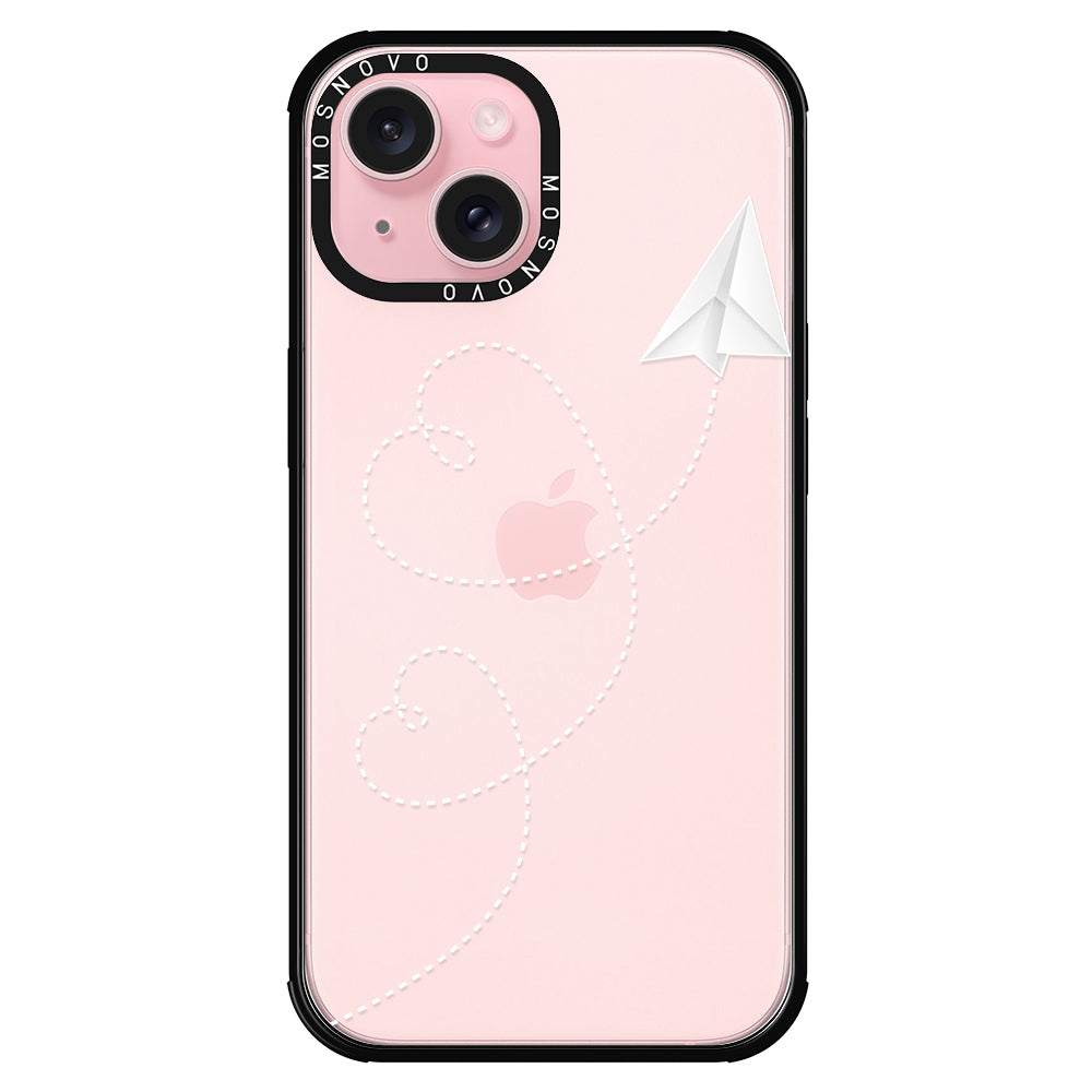 Little Cute Plane Phone Case - iPhone 15 Case - MOSNOVO