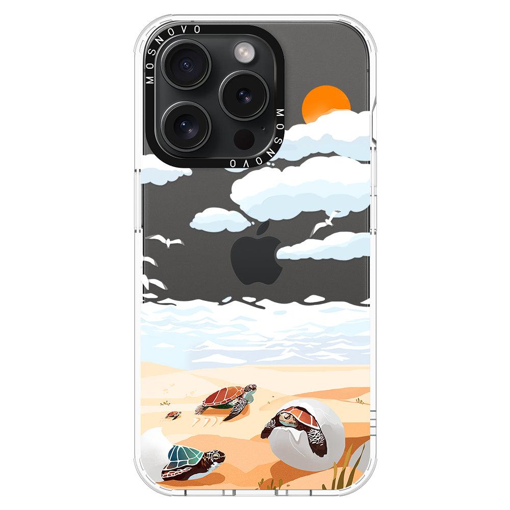 Baby Tortoise Phone Case - iPhone 15 Pro Case - MOSNOVO