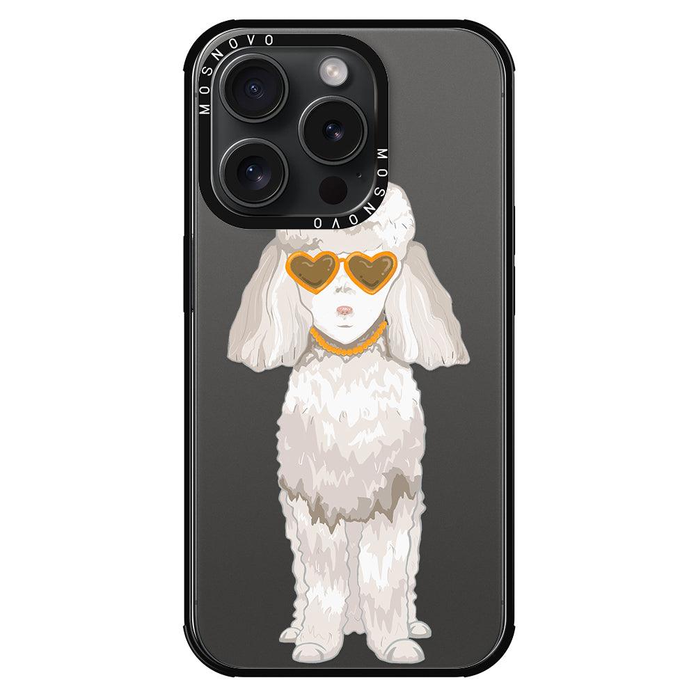 Poodle Phone Case - iPhone 15 Pro Case - MOSNOVO