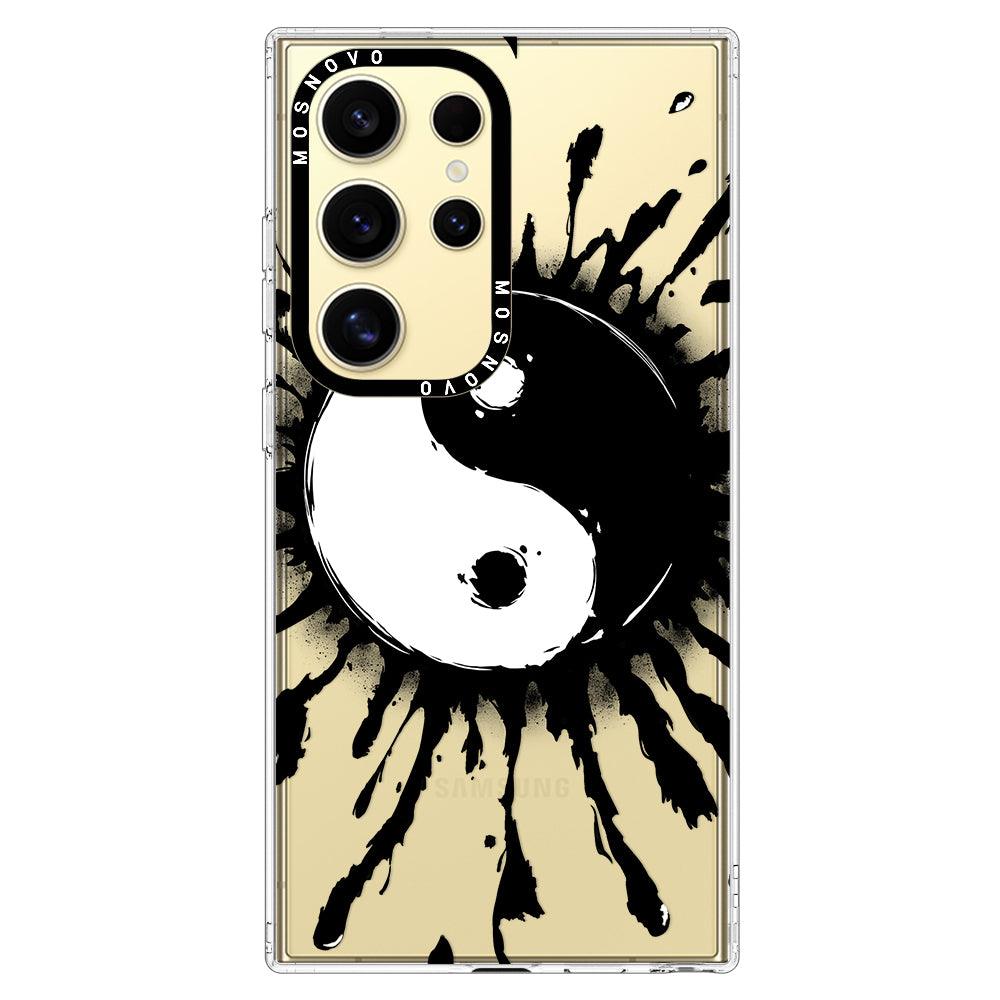 Ying Yang Phone Case - Samsung Galaxy S24 Ultra Case - MOSNOVO