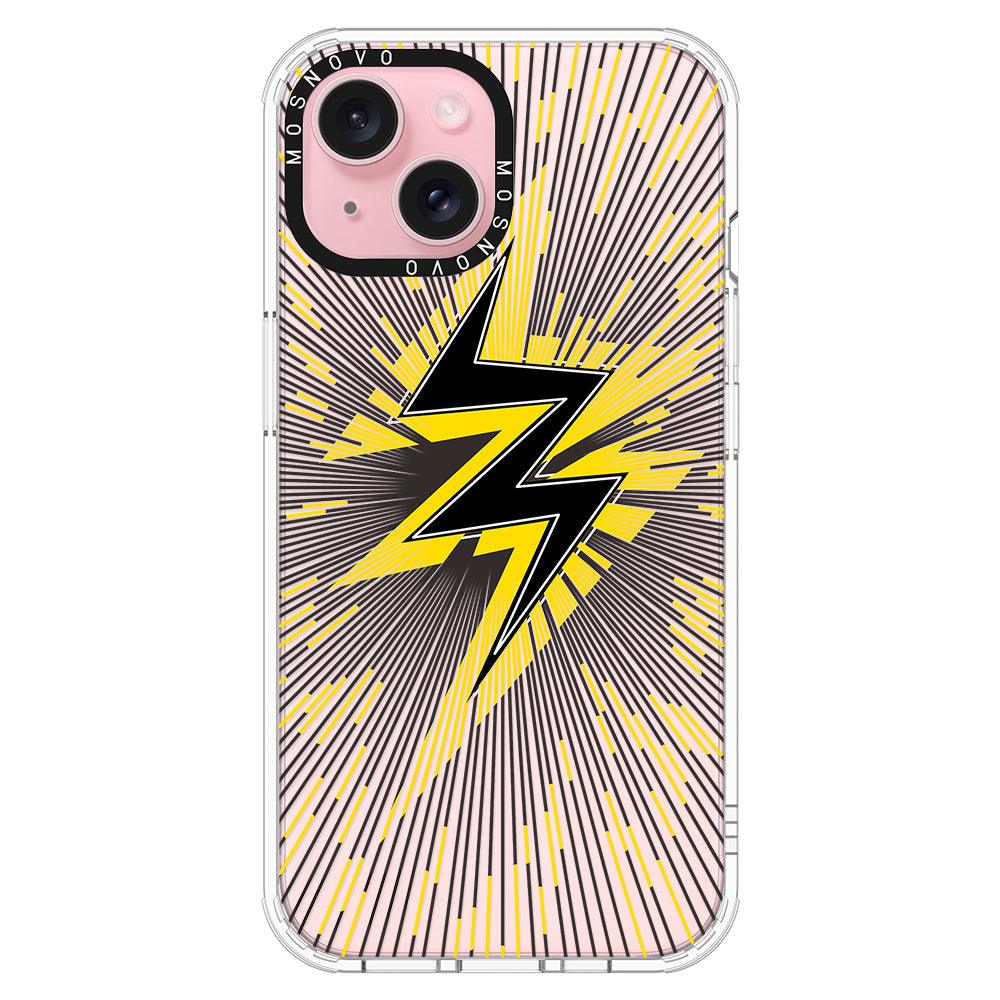 Lightning Bolt Phone Case - iPhone 15 Plus Case - MOSNOVO