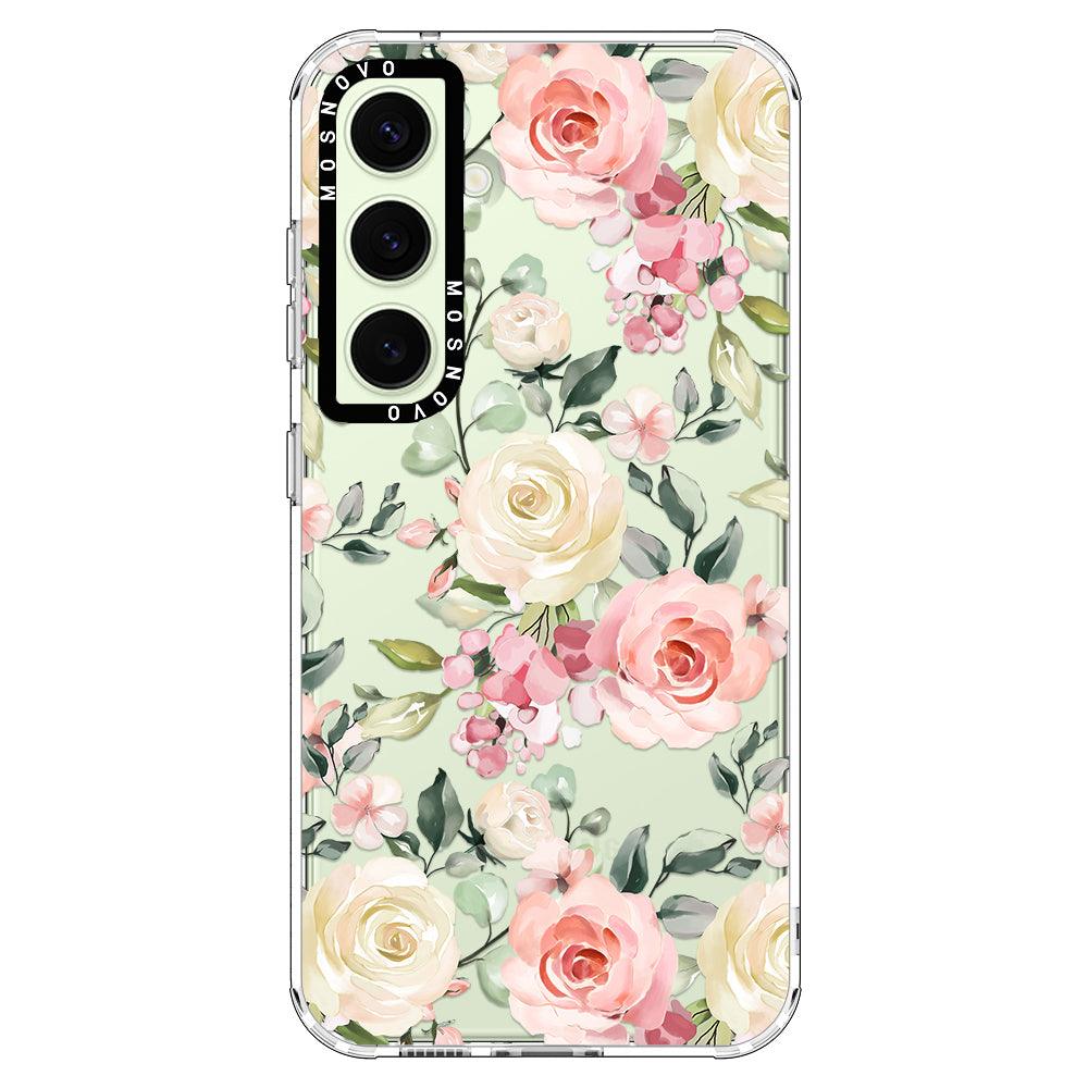 Watercolor Floral Phone Case - Samsung Galaxy S24 Case - MOSNOVO