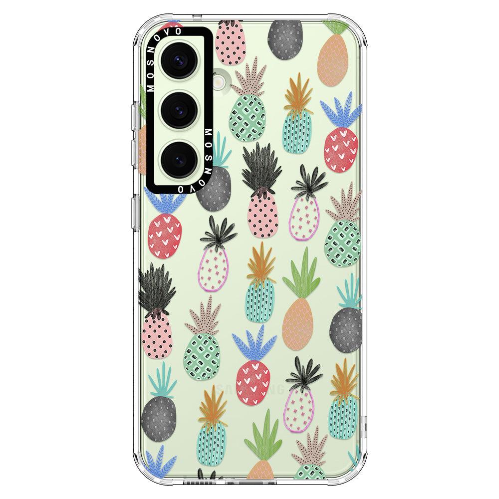 Cute Pineapple Phone Case - Samsung Galaxy S24 Case - MOSNOVO