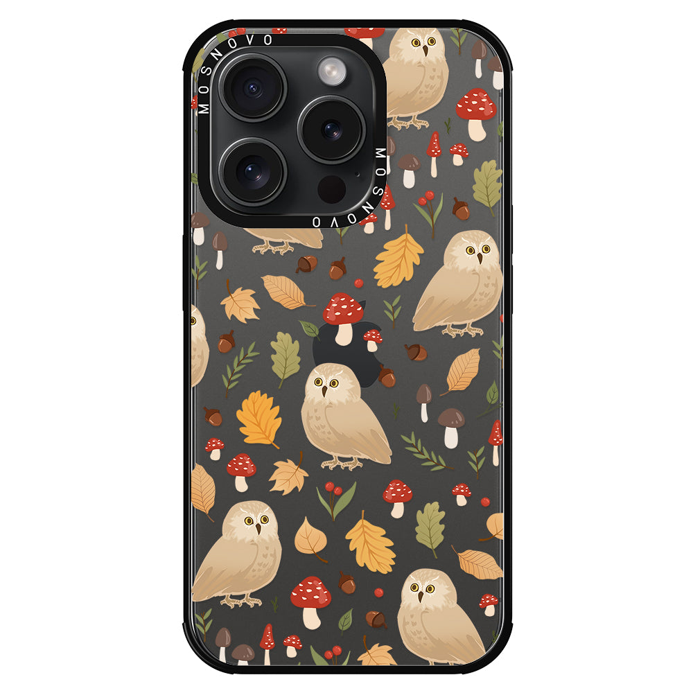 Autumn Owl Phone Case - iPhone 15 Pro Case - MOSNOVO