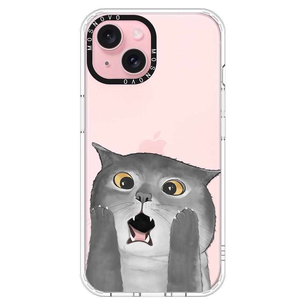 OMG Cat Phone Case - iPhone 15 Case - MOSNOVO